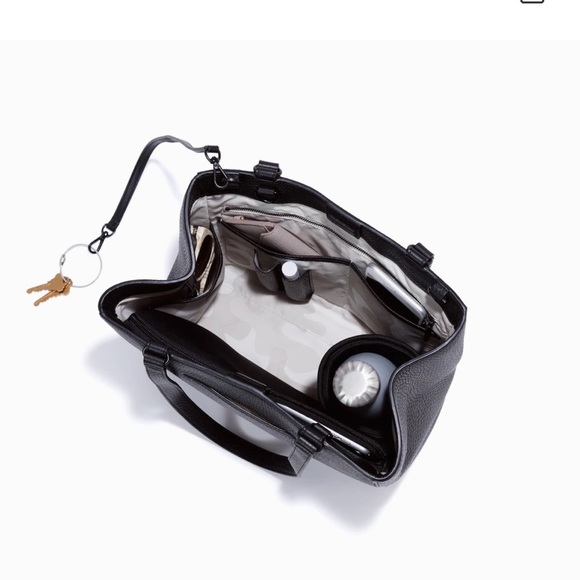 Dagne Dover Allyn onyx tote bag - Picture 2 of 8